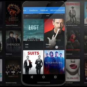 携帯電話で映画を観る場所